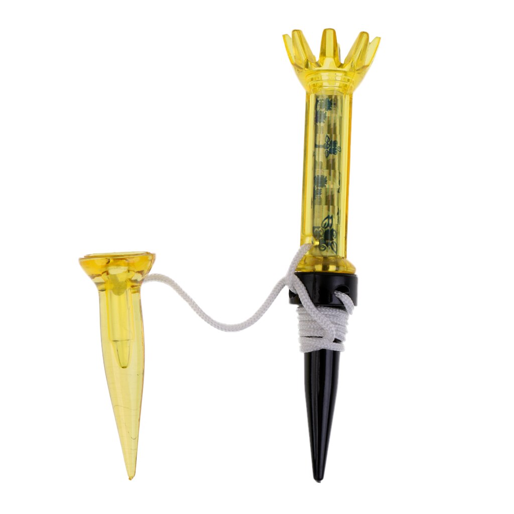 4 Pieces Magnet Tee 80mm Flexible Golf Tees With Anchor Random