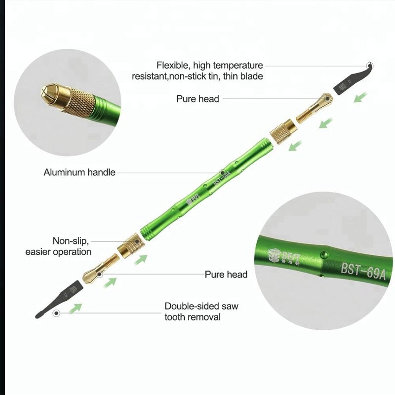 Bst -69a 27 messen hobby snijmes diy snijmes sloop cpu reparatie model reparatie gereedschap