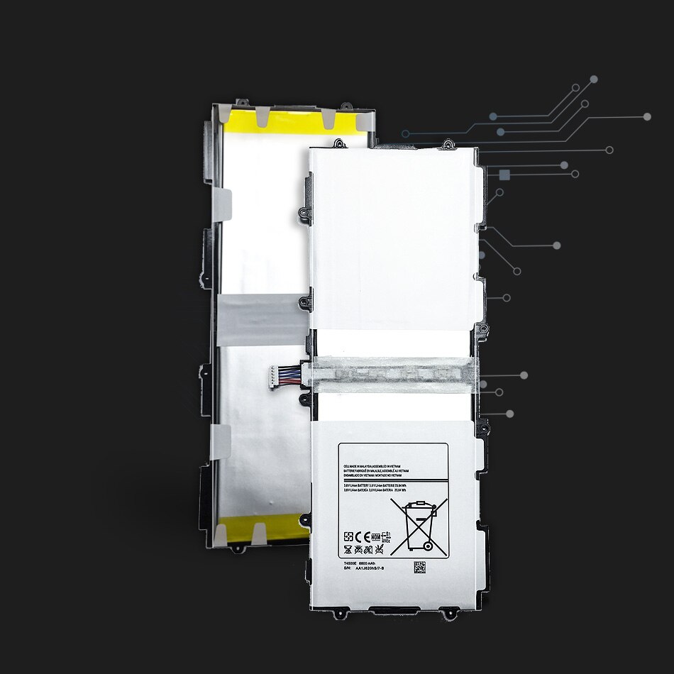 Tablet batería T4500E T4500C 6800mAh para Samsung Galaxy Tab 3 10,1 GT P5200 P5210 P5220 P5213