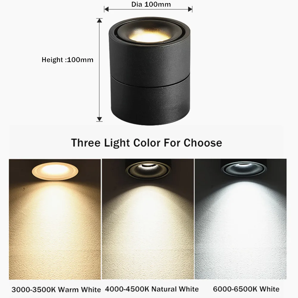 LED-Schienenleuchte, 15 W, 12 W, 10 W, AC 220 V, Spotlicht, Deckenmontage, Schienenmontage, Strahler, Schlafzimmer, Bekleidungsgeschäft, Flurbeleuchtung
