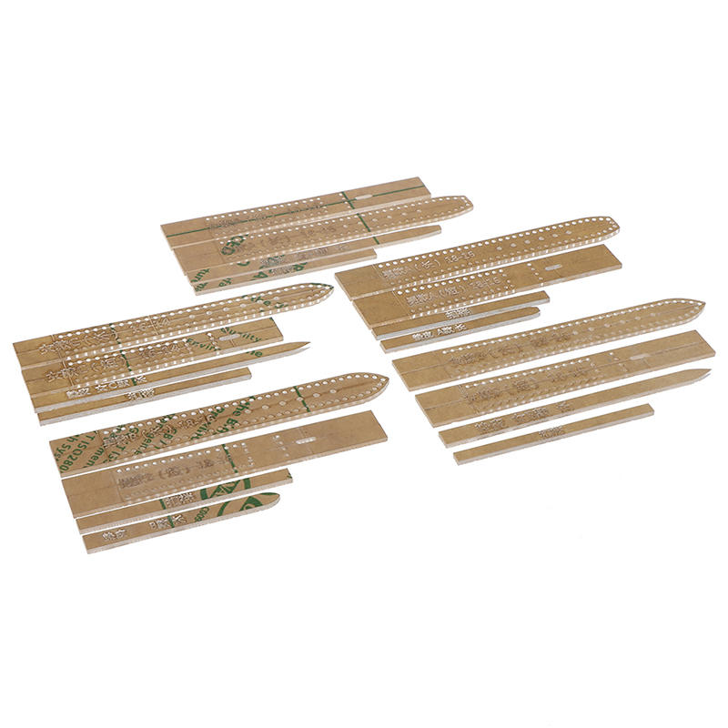 Akrylowy pasek robić zegarka szablon szablon przezroczysty DIY skórzane narzędzie rzemieślnicze strona główna DIY dostarcza 5 stylów