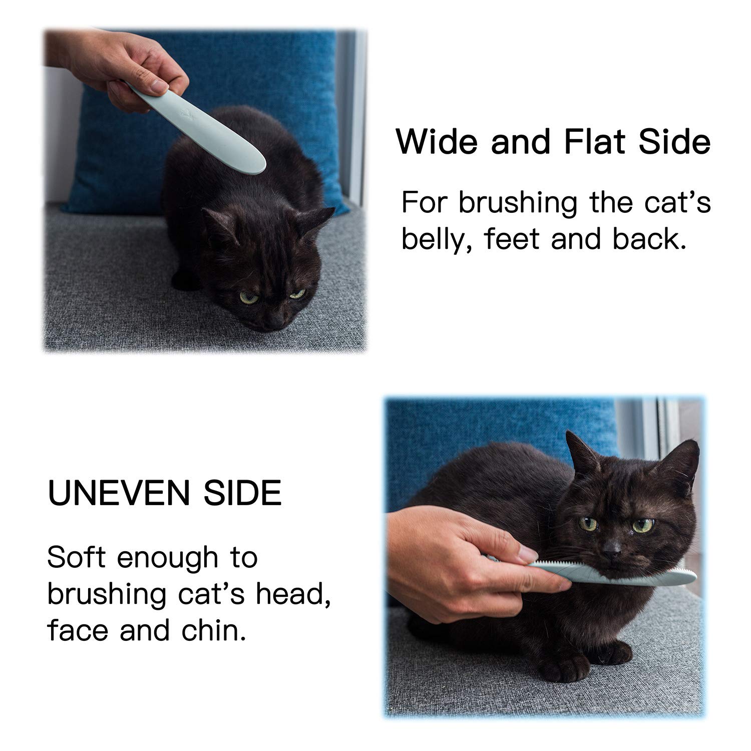 Peigne simulé langue de chat | Portable langue douce, vrais Touch, outils de soins, Simulation brosse pour chat, Massage d'animaux de toilettage, fournitures de toilettage