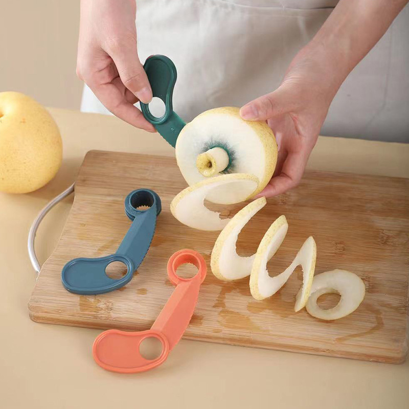 1pc Fruit Vegetable Spiral Cutter, Cucumber Potato Slicer, Fruit Splitter, Roller Cutter, Kitchen Accessories