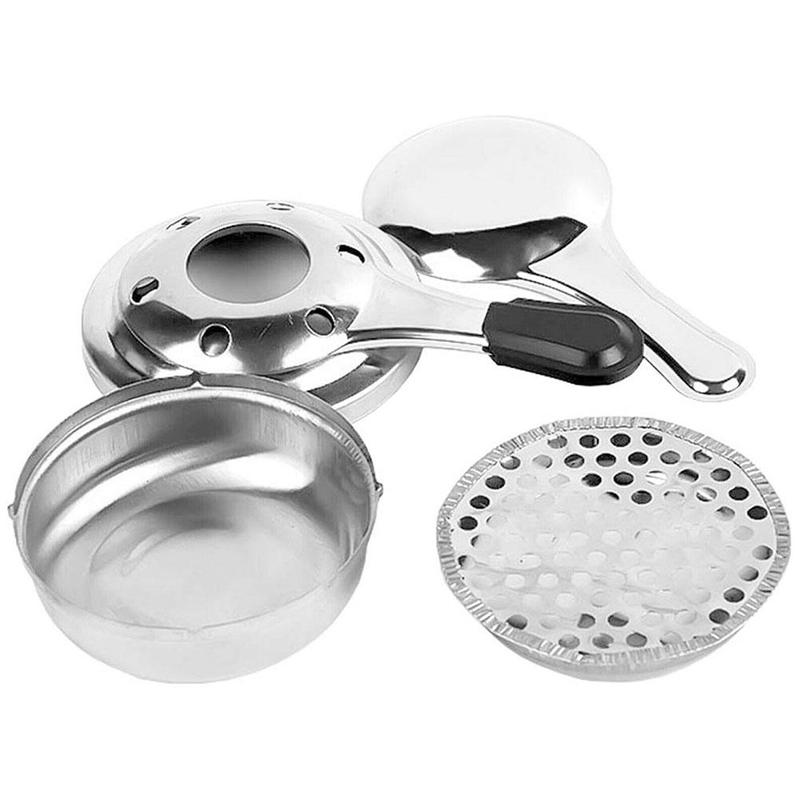 Alcohol Stove Set Outdoor Picnic Camping Stainless Steel Portable Alcohol Stove Fuel Furnace With Handle