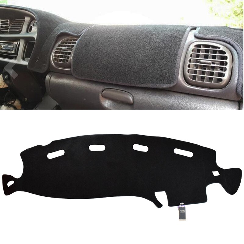 Voor Dodge Ram 1500 2500 3500 1998 - 2001 Dashmat Dashboard Cover Dash Mat Beschermende Zonnescherm Vel Tapijt Styling 1999 2000: Black Ram 98-01