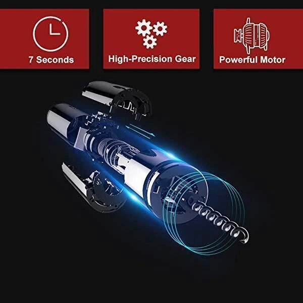 Elektrische Wijn Flesopener Draagbare Automatische Folie Cutter Elektrische Wijn Flesopeners Draadloze Kurkentrekker Wijn Opener