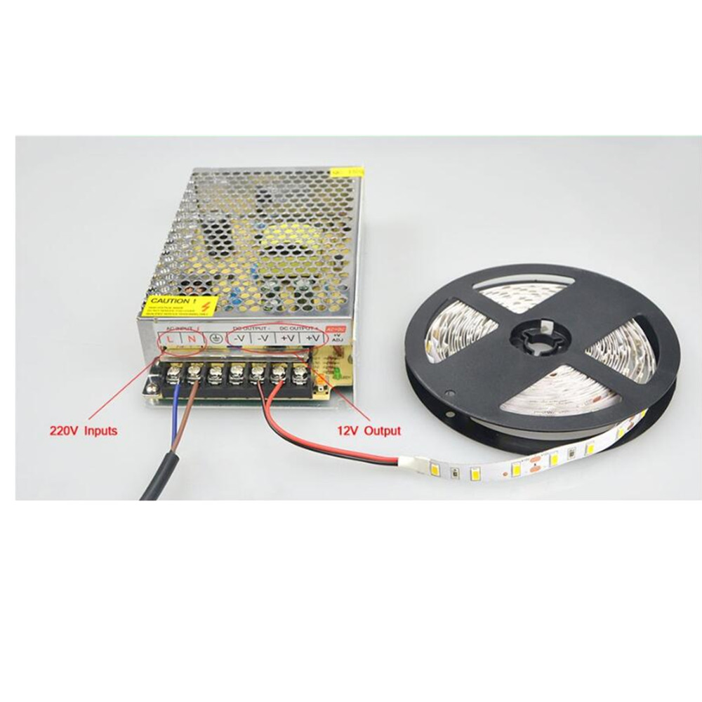 Led-driver 5v 1a 2a 5a 10a 20a 30a 60a led-strømforsyning  ac85-265v lystransformere til led-strømlamper