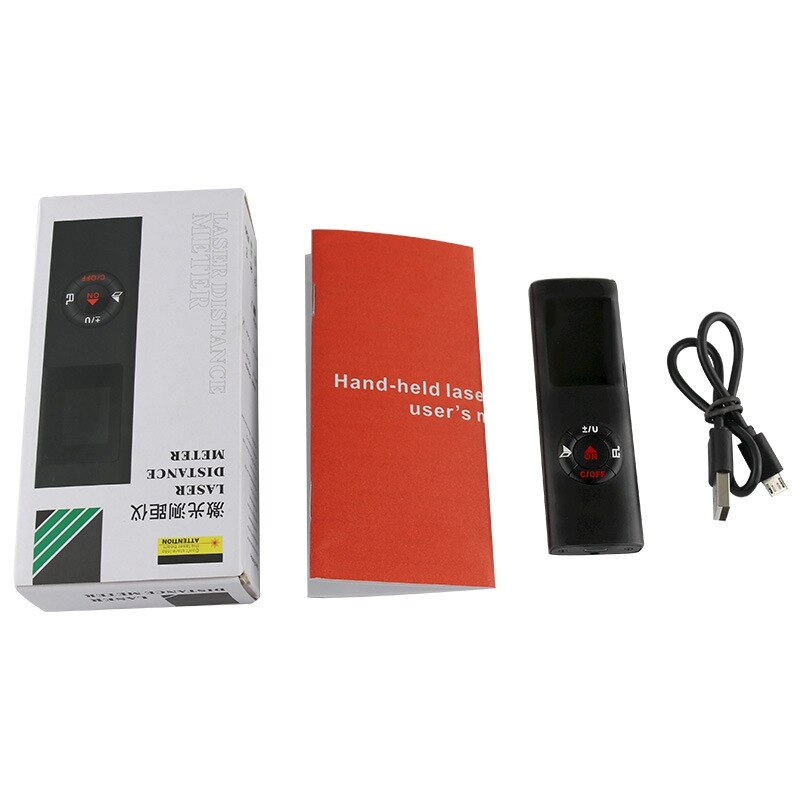 2022 Mini Rechargeable Digital Distance Meter Lazer 40m Measure Range Rangefinder Ourdoor and Indoor Rangefinder Durable
