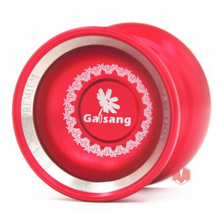 VOSUN V9 Galsang YOYO Vosun Senior Yo-Yo opper ring for player yoyo Christmas: red