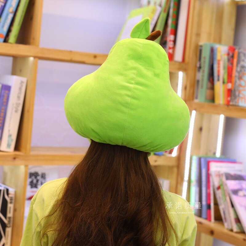 Moda proste ins z tym samym awokado nakrycia głowy kreatywne Selfie śmieszne impreza miękkie i wygodne kapelusz sesja zdjęciowa rekwizyty
