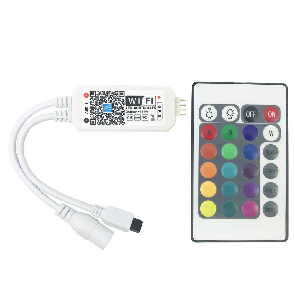 Magia casa Bluetooth Wifi RGB RGBW RGBWC Controlador LED teléfono inteligente aplicación de control de RF/IR reor 5050 2835 WS2811 WS2812B LED