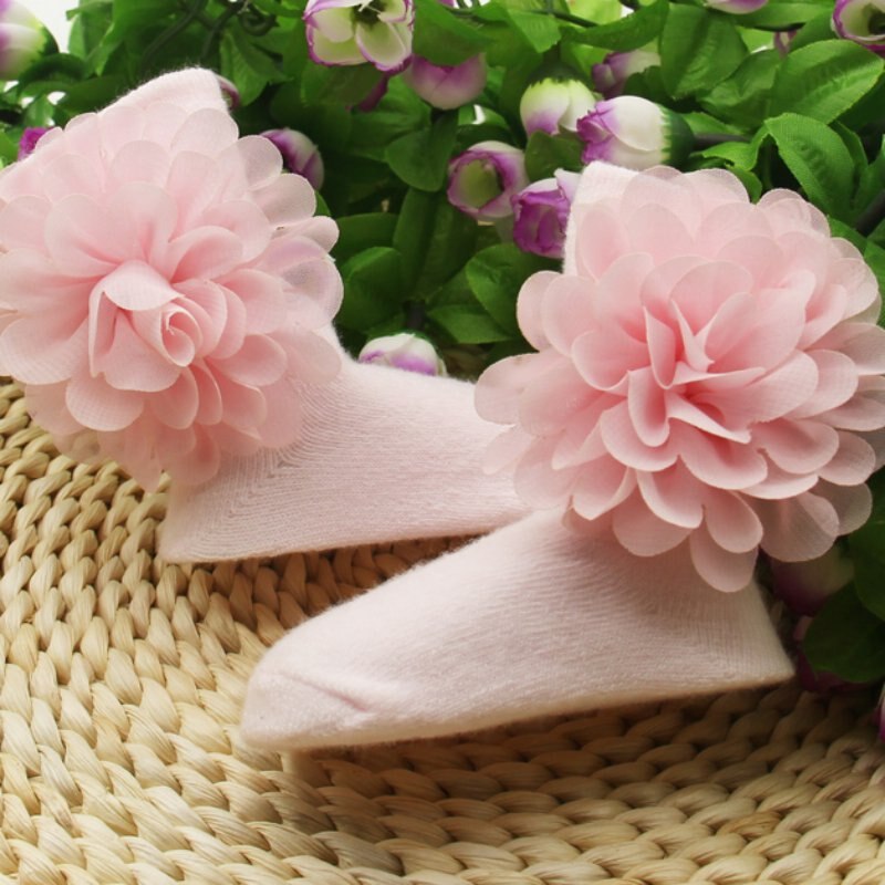 Hilittlekids 0-6 Mese bambini piccoli Neonati Caviglia Calzini E Calzettoni Del bambino Principessa Delle Ragazze Fiori Calzini E Calzettoni