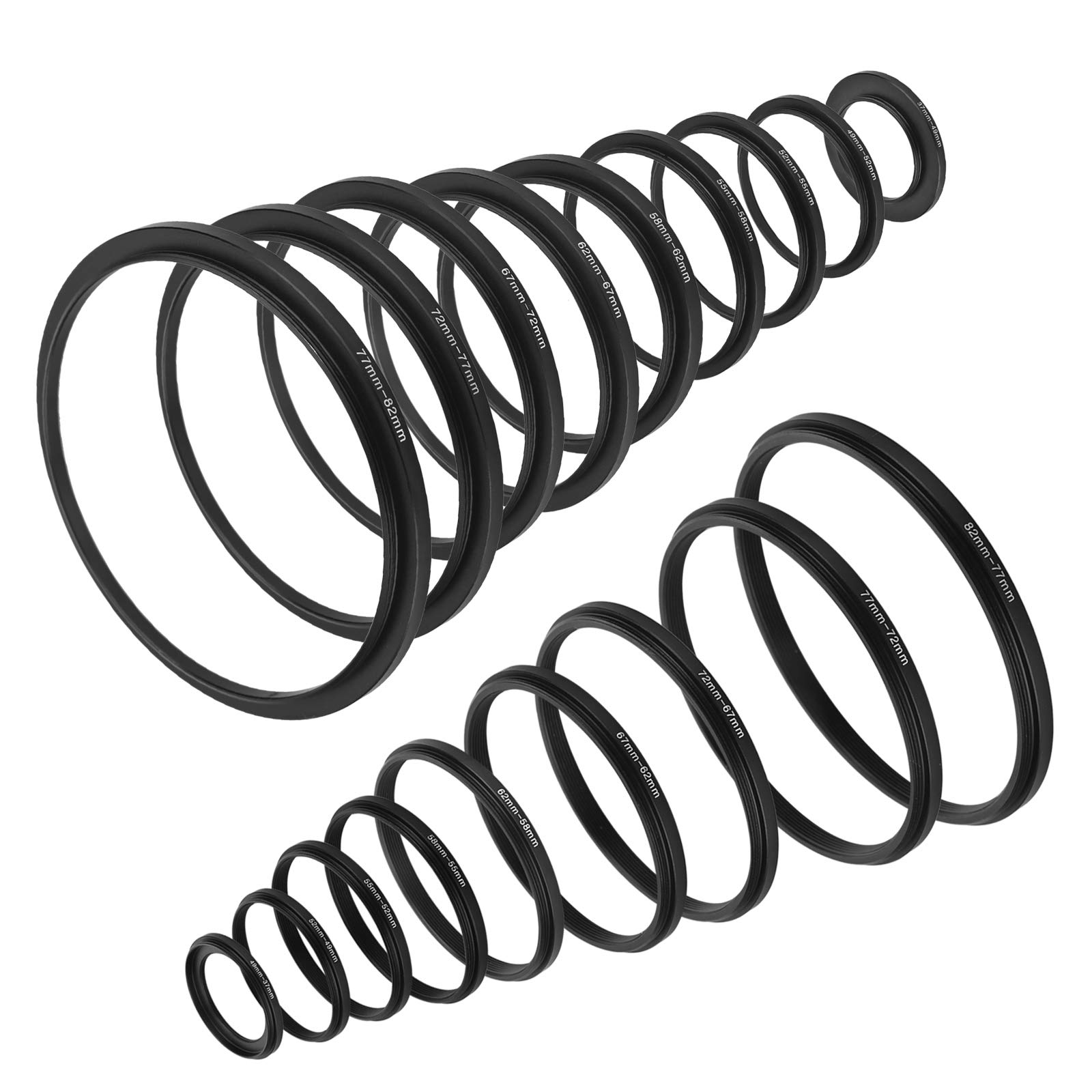Adaptateur d&#39;objectif en métal 52-67mm-67mm 52mm à 67mm, anneaux étagés, filtre, accessoires pour outils de caméra,