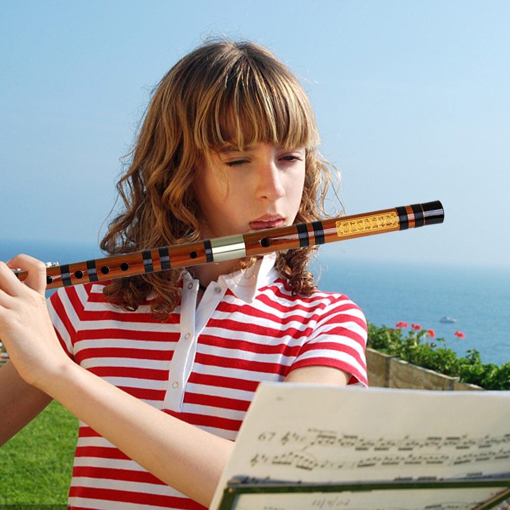 1 Set Portable Chinese Dizi Portable Flute Student Bamboo Flute Chinese Instrument