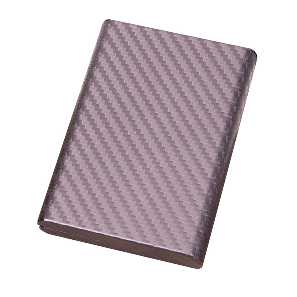 Anti Magnetische Beschermende Business Security Credit Kaarthouder Aluminium Case Portemonnee Opslag Mannen 6 Slots Doos Reizen Bank