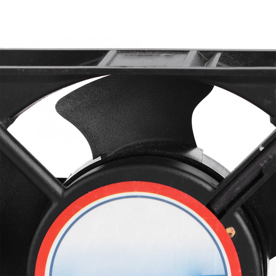 12*12cm DC PTC Fan Heater Constant Temperature Incubator Black Fan