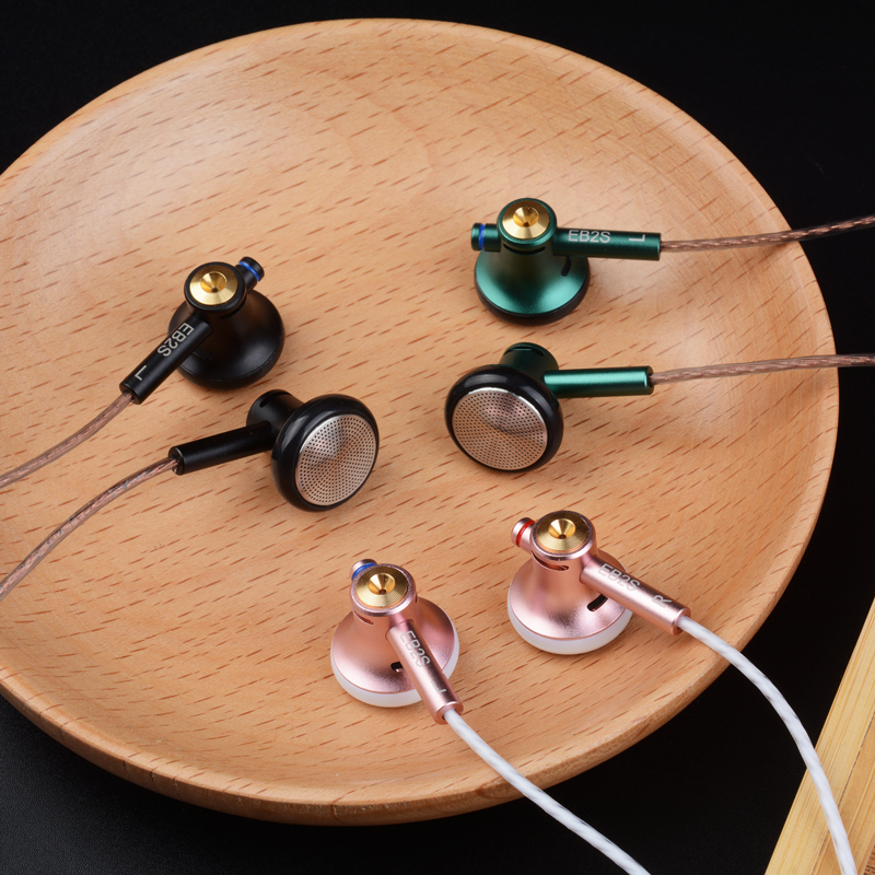 Słuchawki NICEHCK EB2S z mikrofonem HD, wtyczka L, dynamiczny przetwornik 15.4mm LCP, słuchawki do muzyki i wokalu, przewodowe słuchawki douszne 4.4mm, monitor douszny B70/YD30/U2
