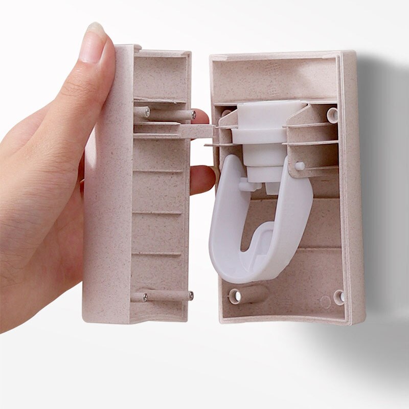 Automatic Toothpaste Dispenser No punching Waterproof Toothbrush Storage Organizer Holder Bathroom Storage Accessories