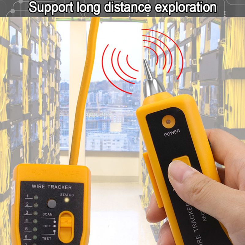 Lan Kabel Tester Cat5 Cat6 RJ11 RJ45 Utp Stp Detector Lijn Locator Tracker Telefoon Diagnose