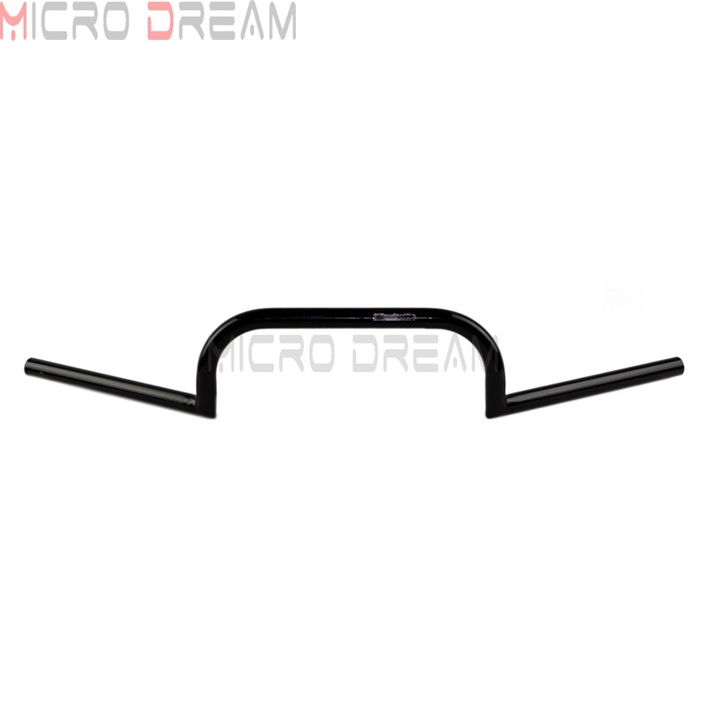 Manillar negro de motocicleta de 1 ''/25mm para Clubman Cafe Racer, manillar de 4" para Harley Dyna Softail Touring Bobber Chopper