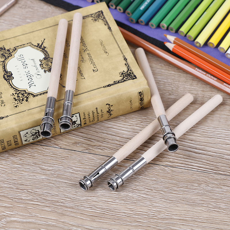 Outil de dessin de peinture chaude 5 pièces Extender crayon réglable en bois