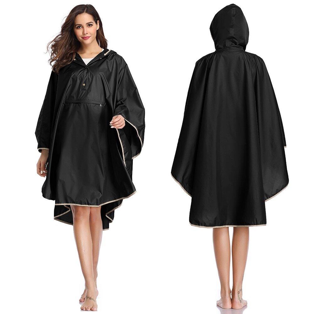 German Army OG Poncho 100% Waterproof Hooded Rubberized Drawstring Press-Stud VGC