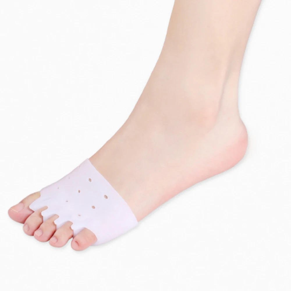 1pc silikon hallux valgus-korrigerer for tåseparator forfotputer avlastende innleggssåler forebygging av føtter: Plomme