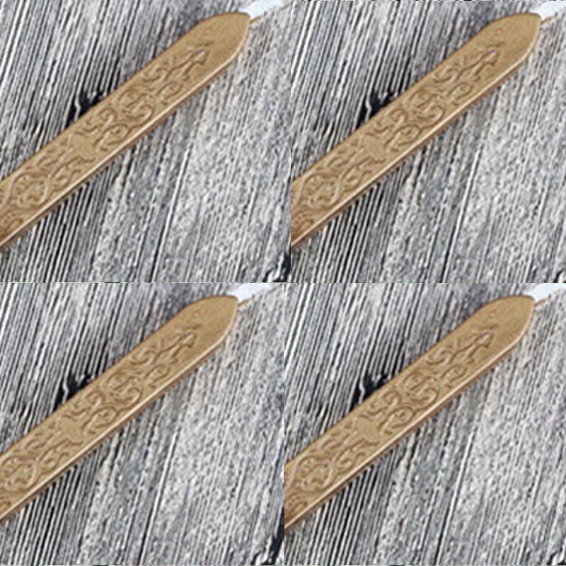 Woskowe pieczęcie na listy w stylu klasyczny farby uszczelki DIY taśmój uszczelniające retro pieczęć pieczęć woskowa tradycyjne przewód lampwick 1 sztuk: miedź