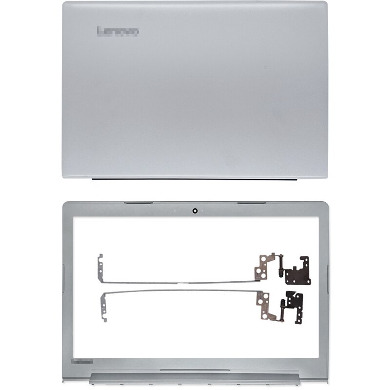 Screen Case For Lenovo ideapad 310-15ISK 310-15ABR 310 15isk Laptop LCD Back Cover/Front Bezel/Palmrest/Bottom Case Silver: ABHinges