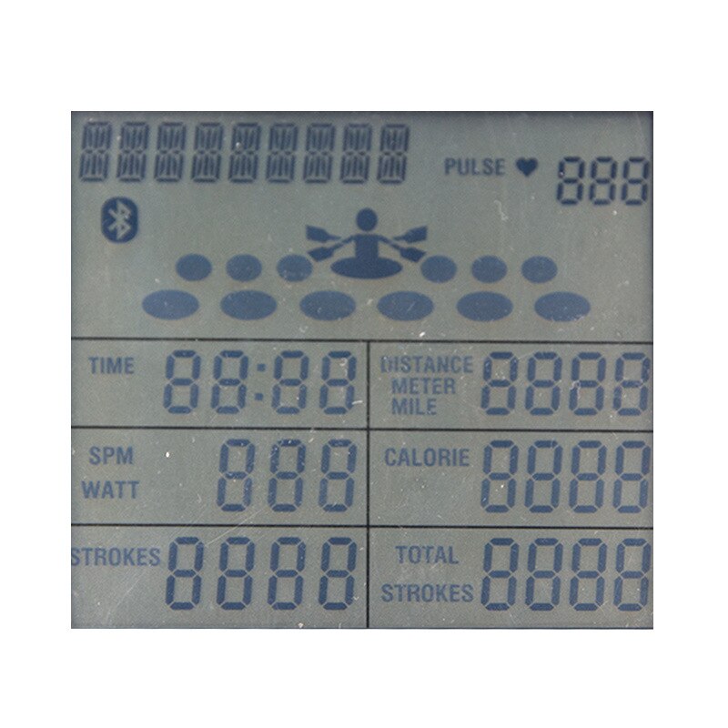 Compteur rameur étanche à résistance magnétique, montre électronique, équipement de fitness, nouveauté