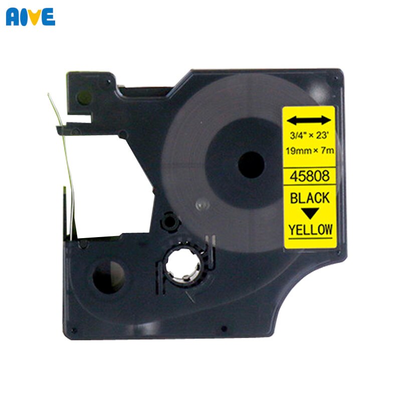 Aive 19MM Multicolor 45800 45802 45803 45805 45808 45813 Compatible Dymo D1 Label Tapes for Dymo label manager LM160 LM280 PNP