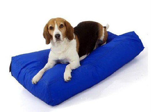 EXTRA large 100cm x 70cm x 20cm size dog bean bag sofa beds, pet beanbag cushion,waterproof and tear repellent beanbag bedding: dark blue