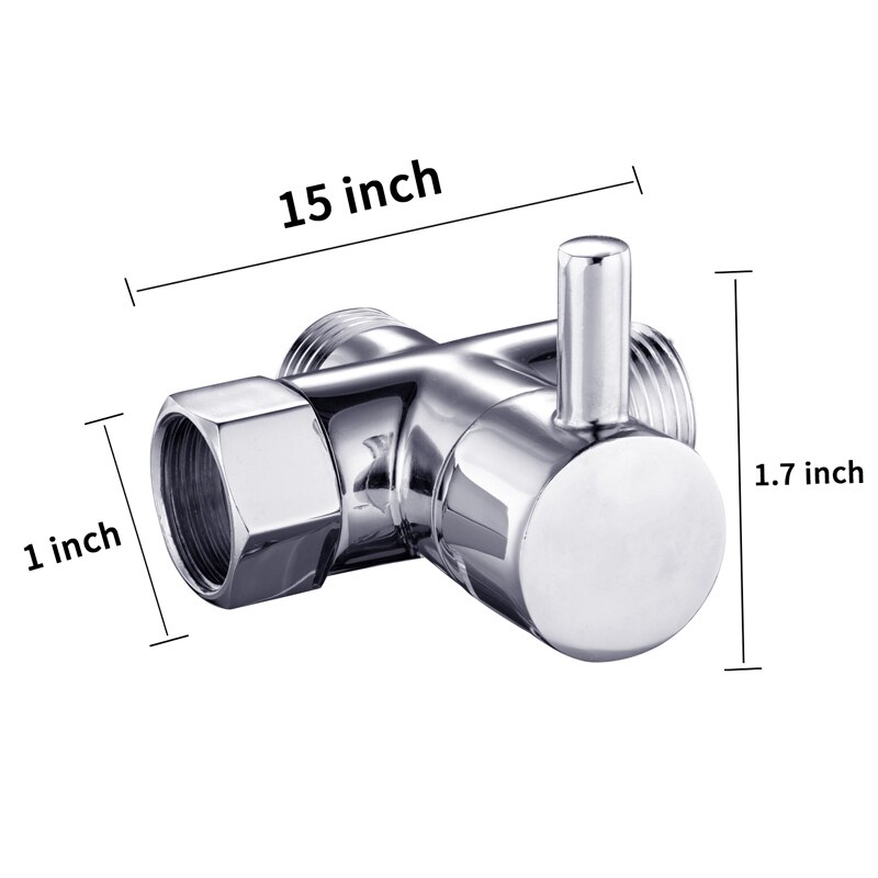 G1/2 Interface Douche Arm Omstelkraan Handdouche Hoofd En Vaste Sproeikop Chrome Moer Type Douche diverter Voor Douche
