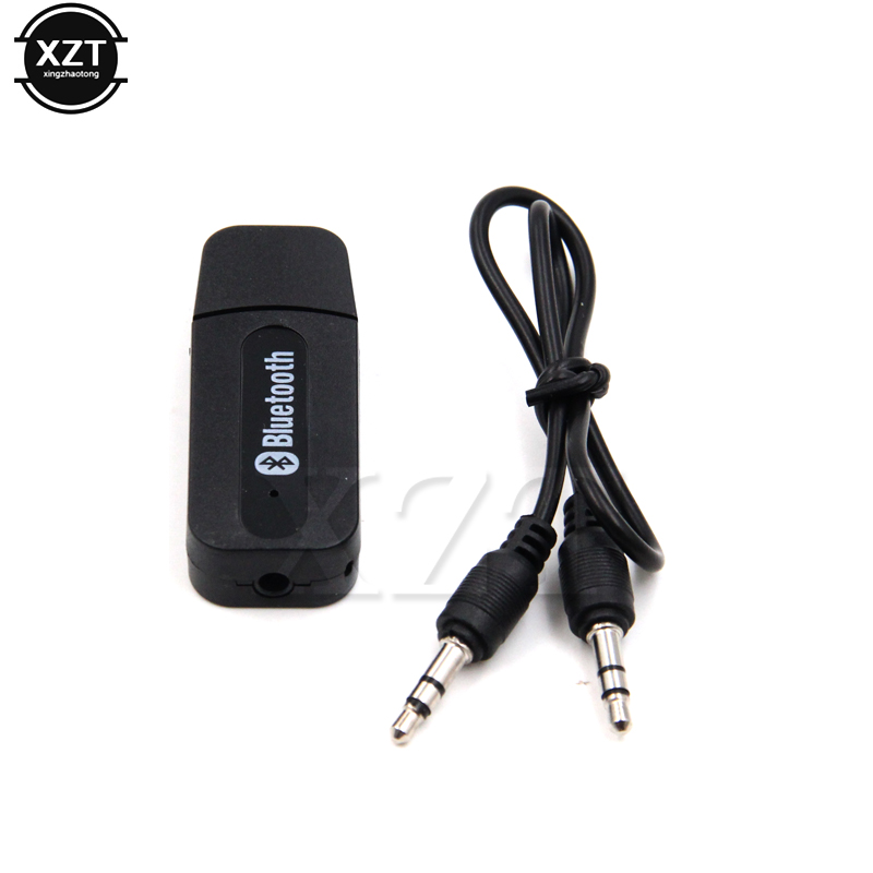 Novel Bluetooth Audio Receiver Adapter Draadloze Muziek A2DP Dongle Met 3.5Mm Jack Aux Zender Usb Opladen Voor Mobiele Telefoon