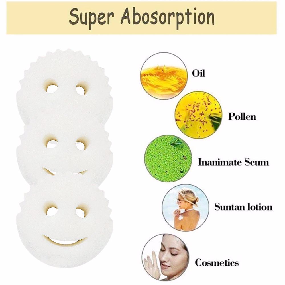 10Pcs Zwembad Spons Scum Spons Olie Absorberende Sponzen Spa Spons Tubs Spa Filters Onderhoud Kit