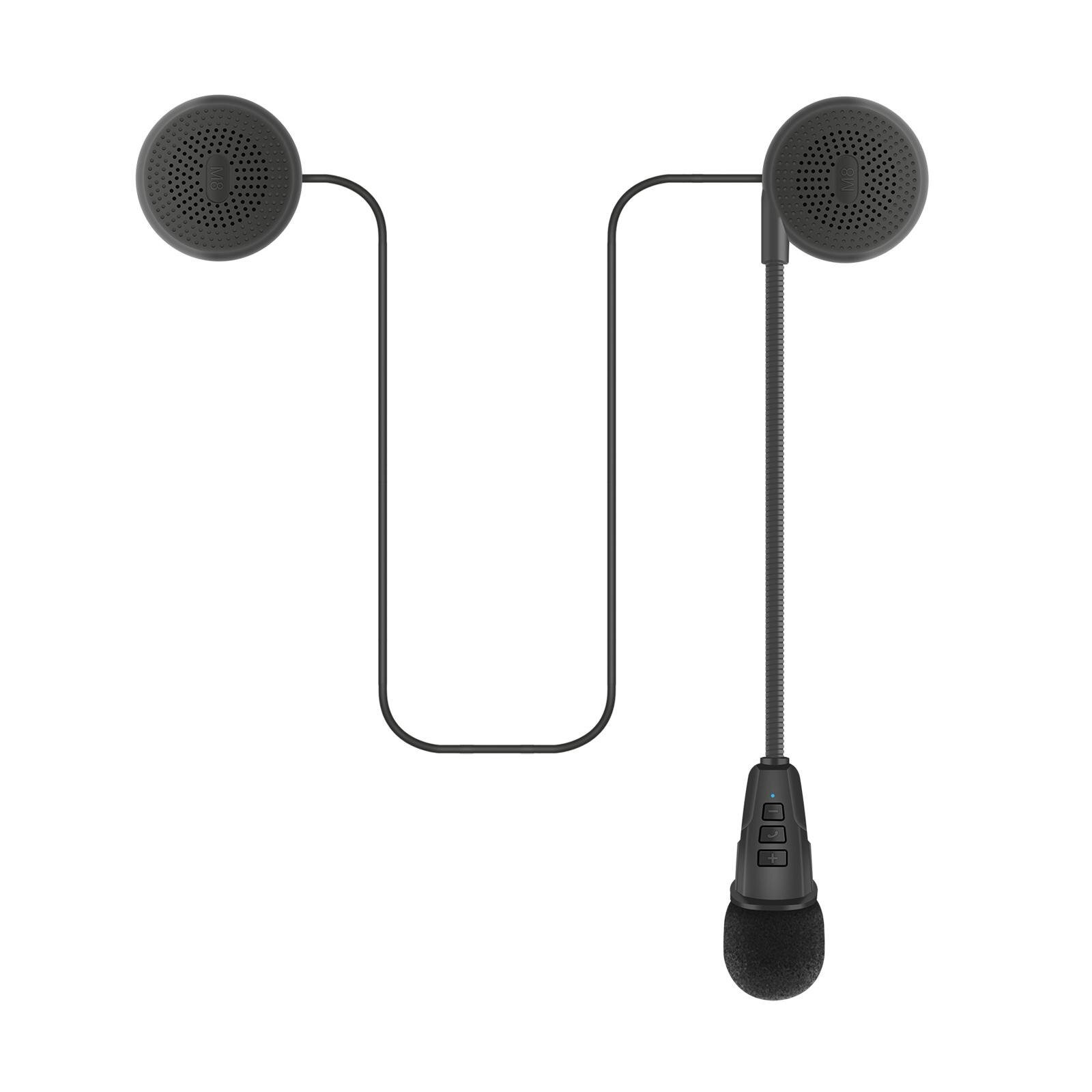 Motorhelm Bluetooth Headset 1 Paar Bluetooth 5.0 Stereo Motorfiets Intercom Headset Voor Sneeuwscooter Telefoon Express Levering