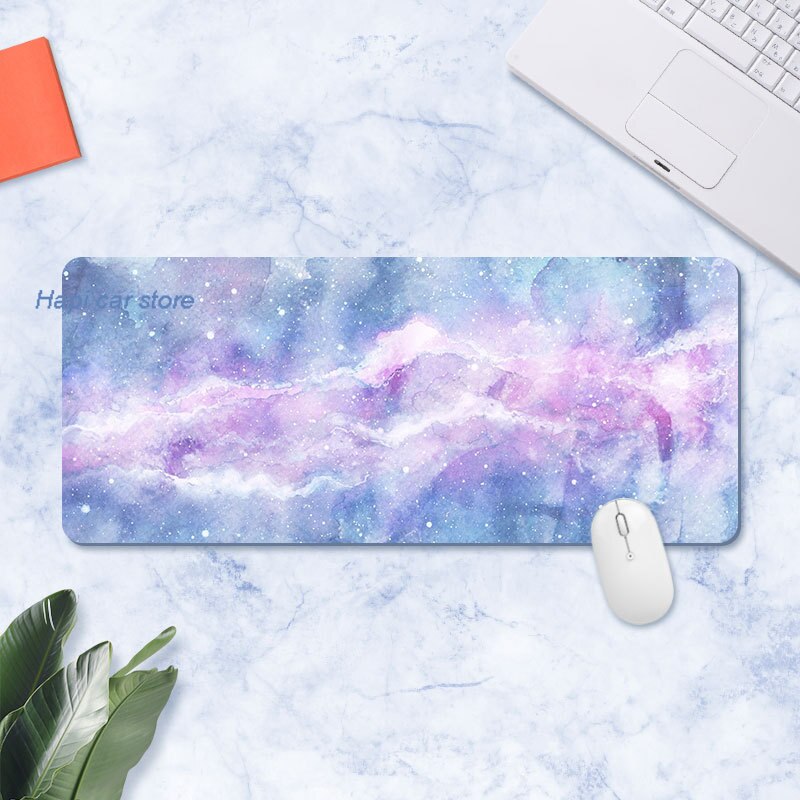 Large Marble Desk Pad Mouse Pad Gamer Waterproof Kawaii Desk Mat Computer Keyboard Table Decoration Cover Gaming Player Mice Mat: 300x800x2mm 26