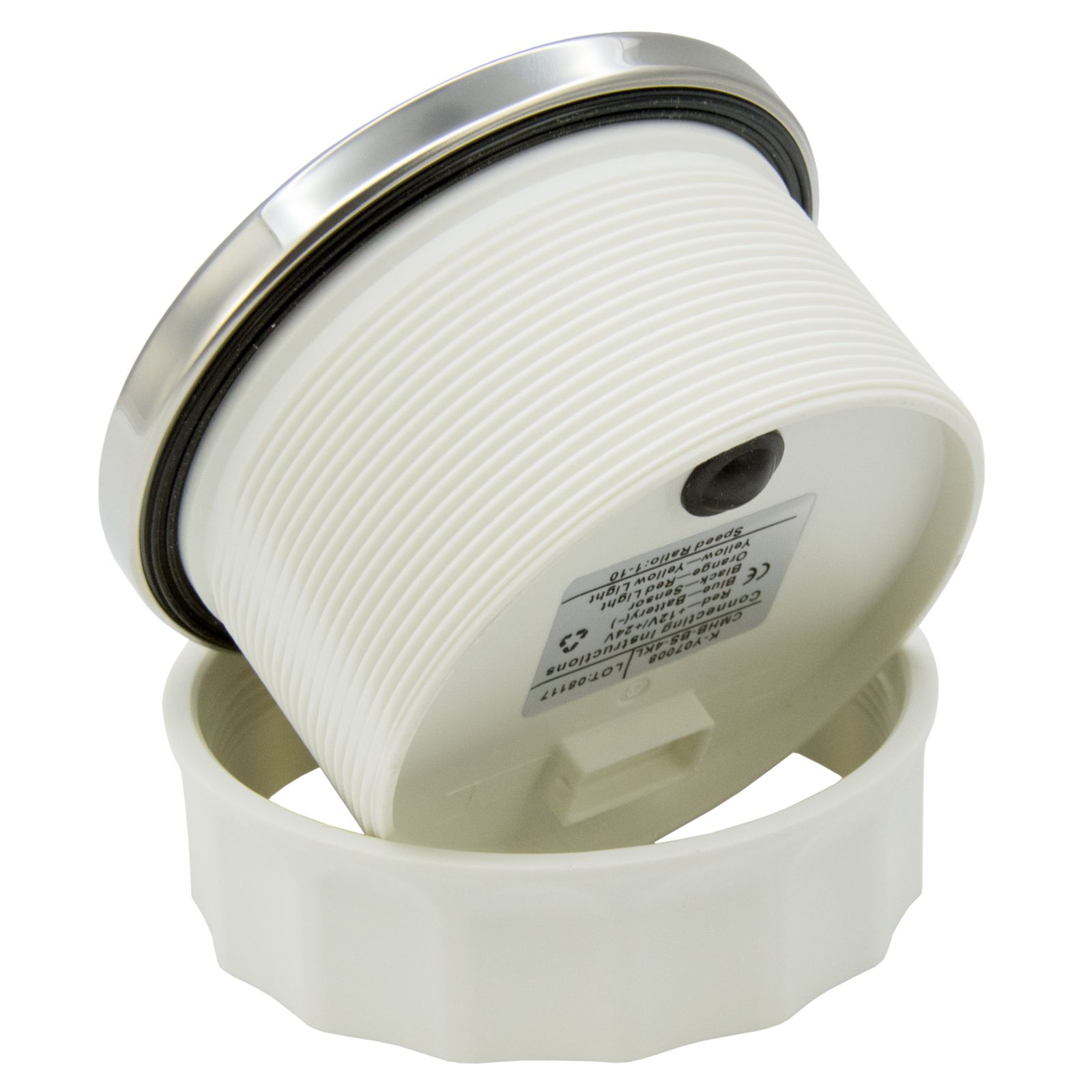 KUS Marine Boat Car Truck Tachometer LCD Hourmeter RPM Tacho Meter Gauge White Face 4000RPM