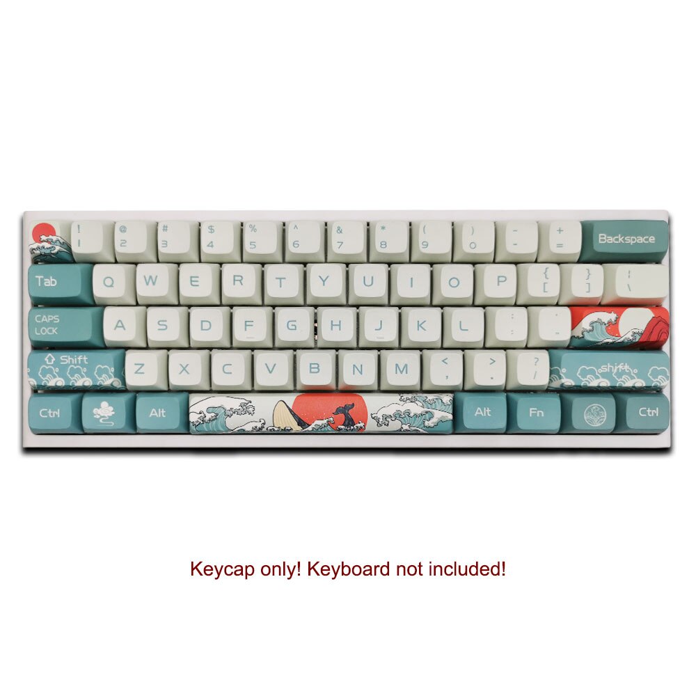 108 Keycaps Set Xda Oem Pbt Keycap Dye-Sublimatie Coral Zee Voor GK61/Ducky /Womier Cherry Mx key Caps Mechanische Toetsenbord