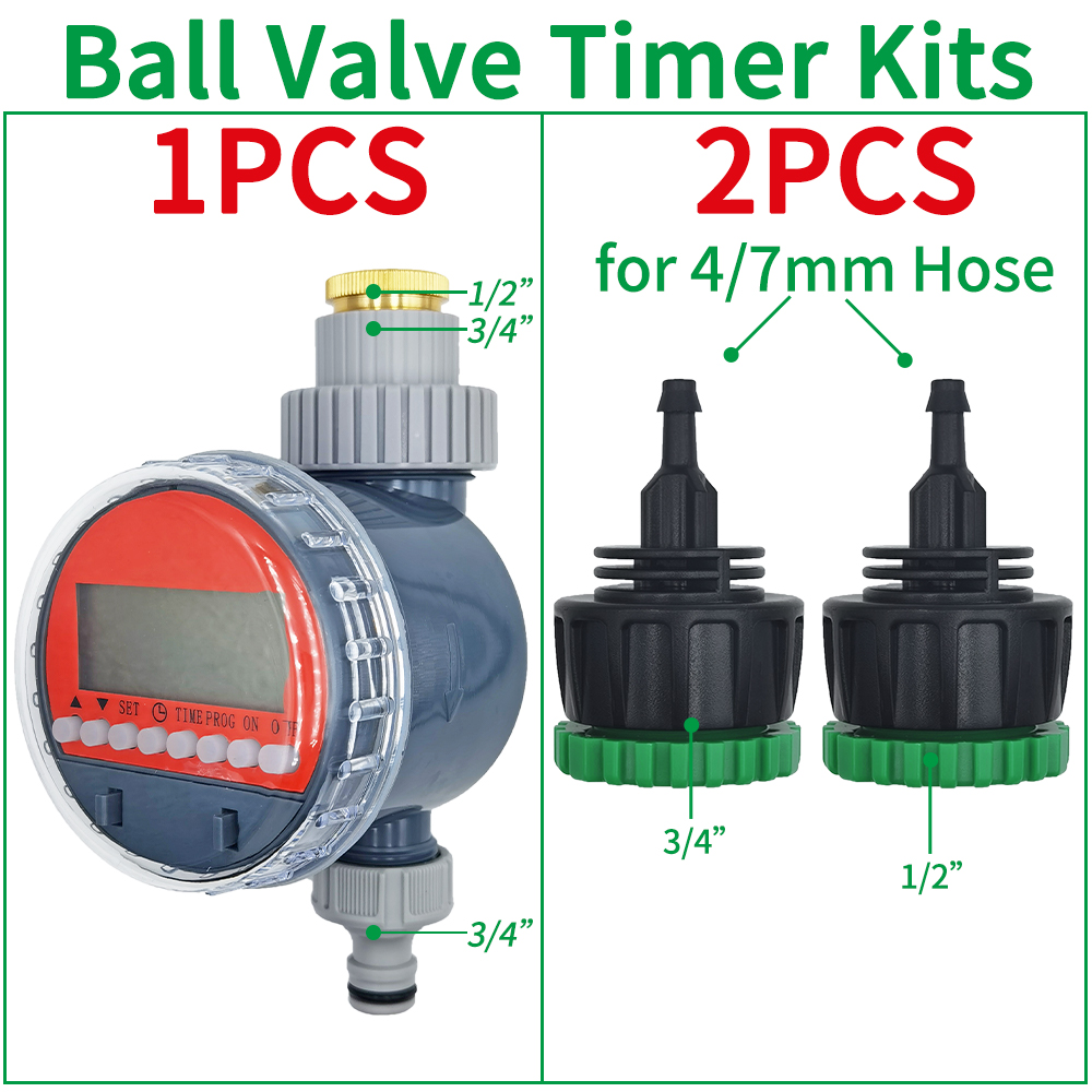 5-50M Giardino micro Irrigazione a goccia Sistema di irrigazione automatica kit controllore Timer Nebbia fai da te Raffreddamento a spruzzo per piante in vaso: Grigio scuro