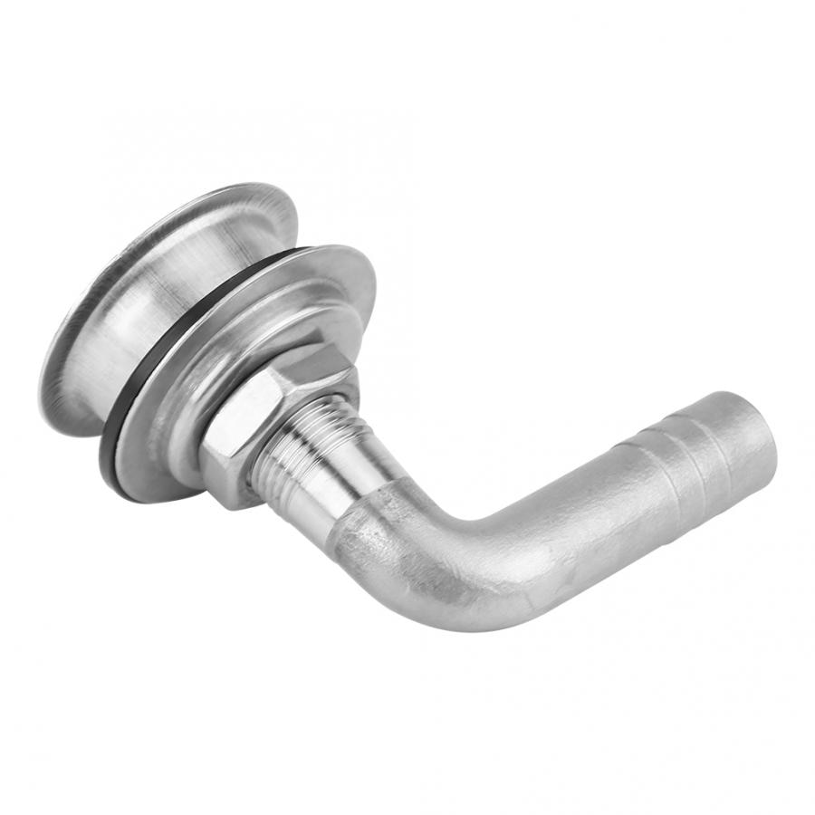 90 Degrees Stainless Steel Marine Boat Flush Mount Fuel Gas Tank Vent for 5/8" Hose Boat Accessories Marine Tank Vent