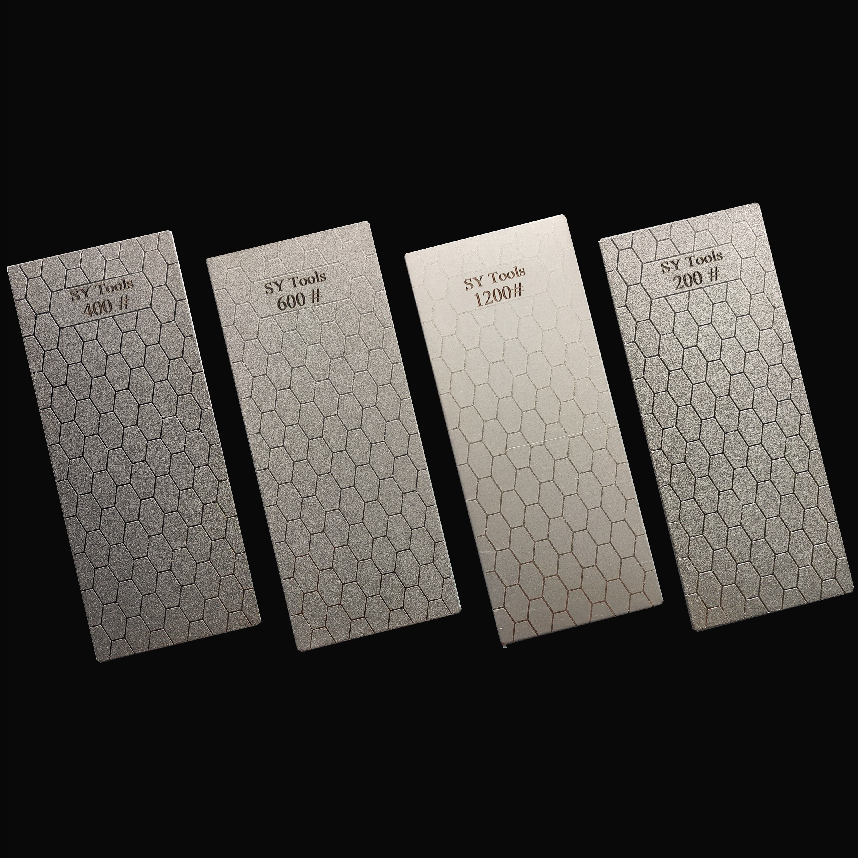 Juegos de piedras de afilar de diamante, sistema de afilado de cuchillos de diamante, herramientas de cuchillos de cocina para exteriores, piedra de afilar