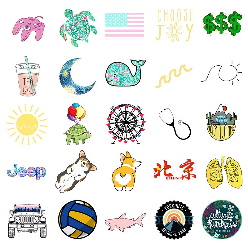 Muursticker Walvis in Waterverf stijl - 12,95 & Gratis Verzending