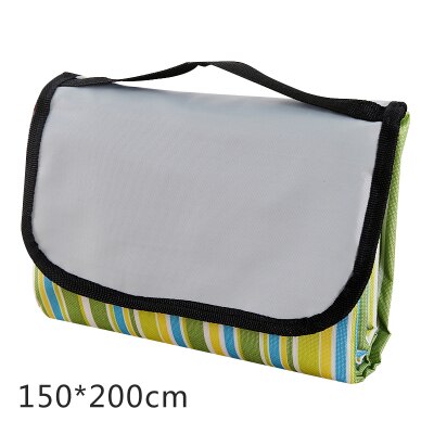 150 x 200cm vattentät hopfällbar sovmatta picknickmatta utomhuscamping strand fuktsäker filt bärbar matta vandring stranddyna: Färg c