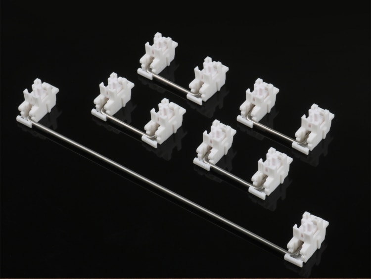 Plate mounted stabilizer white plate mount stabiliser for mechancial keyboard stab