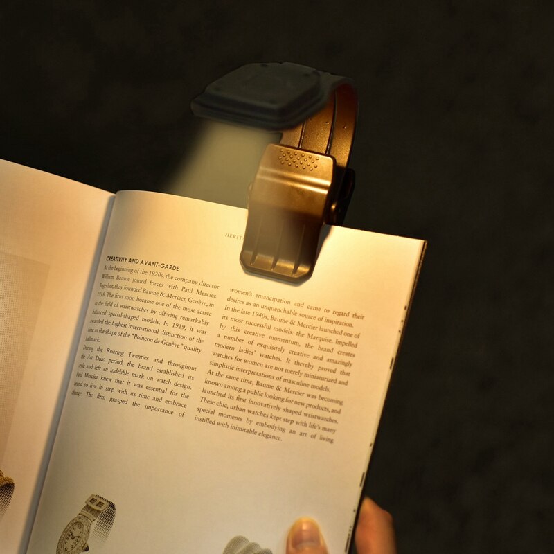 Lámpara de lectura LED recargable USB Lámpara de Clip de lectura para Kindle Paper Books lectura esenciales protectores oculares