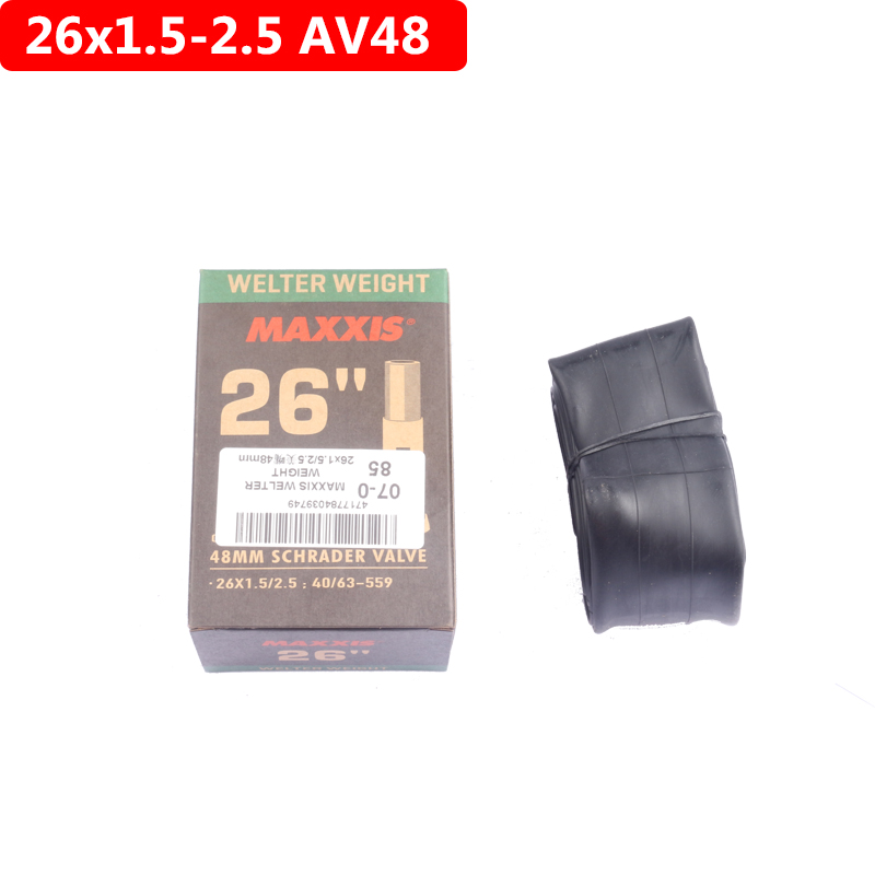 MAXXIS WELTER WEIGHT Bicycle Inner Tube 26 27.5 29 For MTB Mountain Bike Bicycle AV(SV) FV(PV) 48mm Original Inner Tube: Ivory