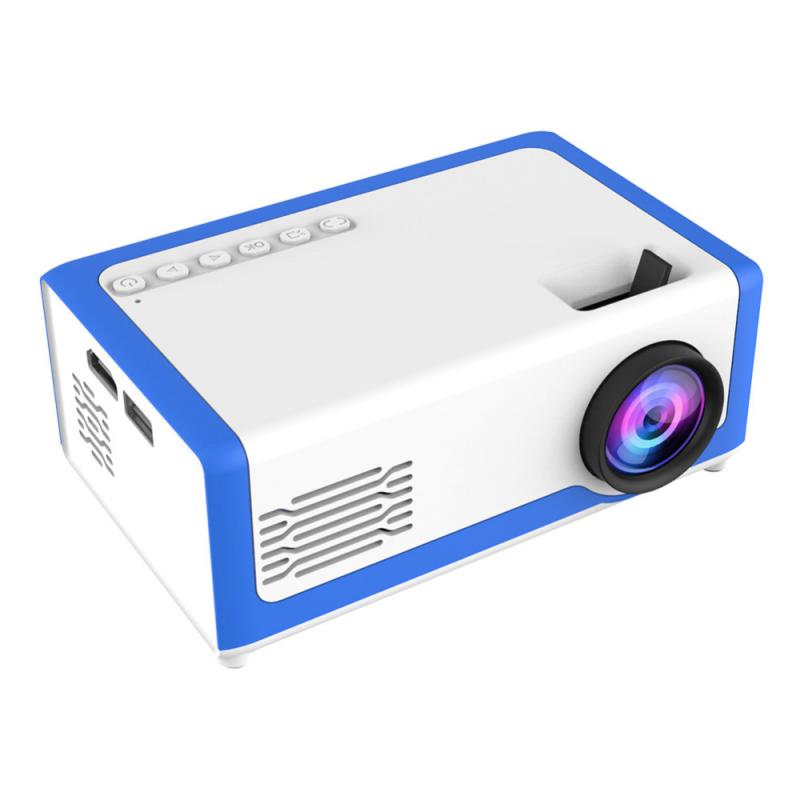 Miniproyector portátil para cine en casa, dispositivo de proyección de 1080P, USB, HDMI, compatible con Audio AV, LED