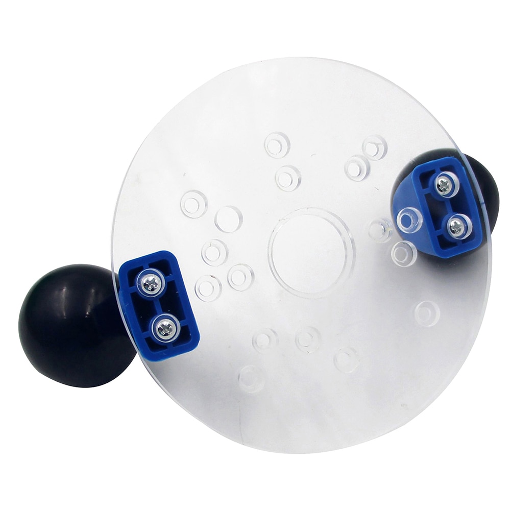 Router Base Woodwork-Positioning-Plate with Handles Palm Compact Guide for Woodworking Trimming Wood Milling Engraving Position