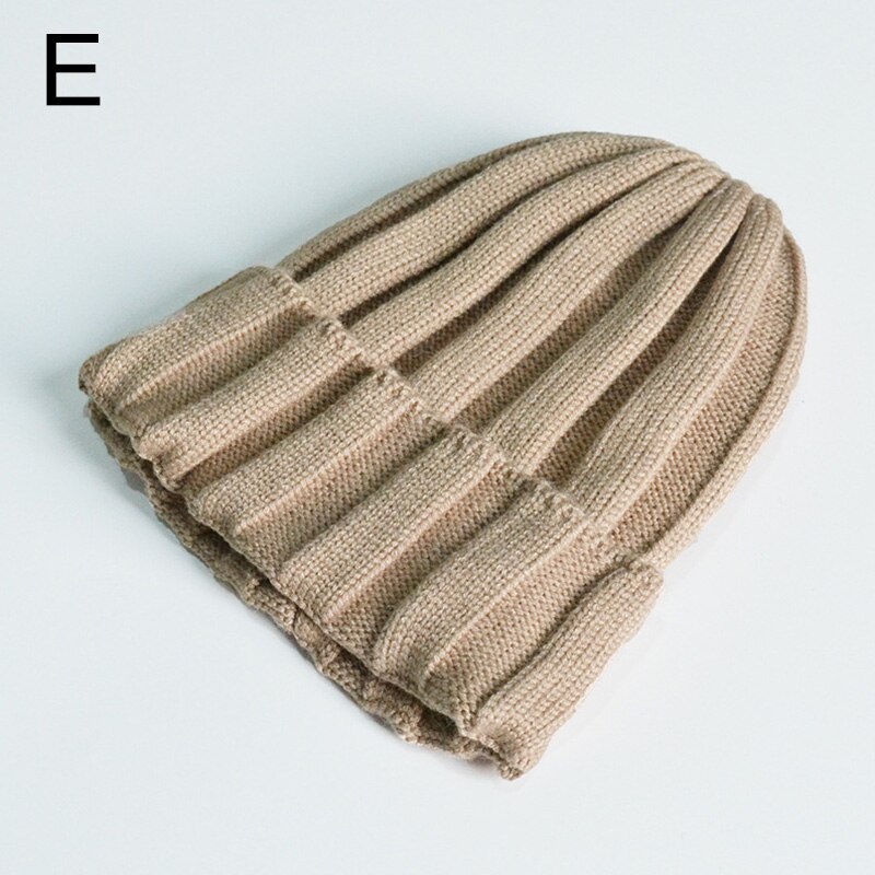 Gestrickte Baby Turban Mütze Warme Wolle Mützen Weichen Hütte Für freundlicher Mädchen Jungen neugeboren Elastische Kleinkind Kleinkind Winter Headwear Neue: Kakifarbig